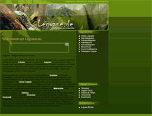 Tablet Screenshot of leguane.de